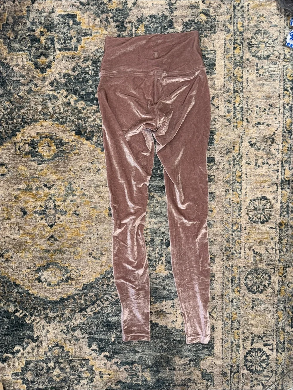 Lululemon Velvet High-Waist Leggings - Dusty Rose - Picture 5 of 7